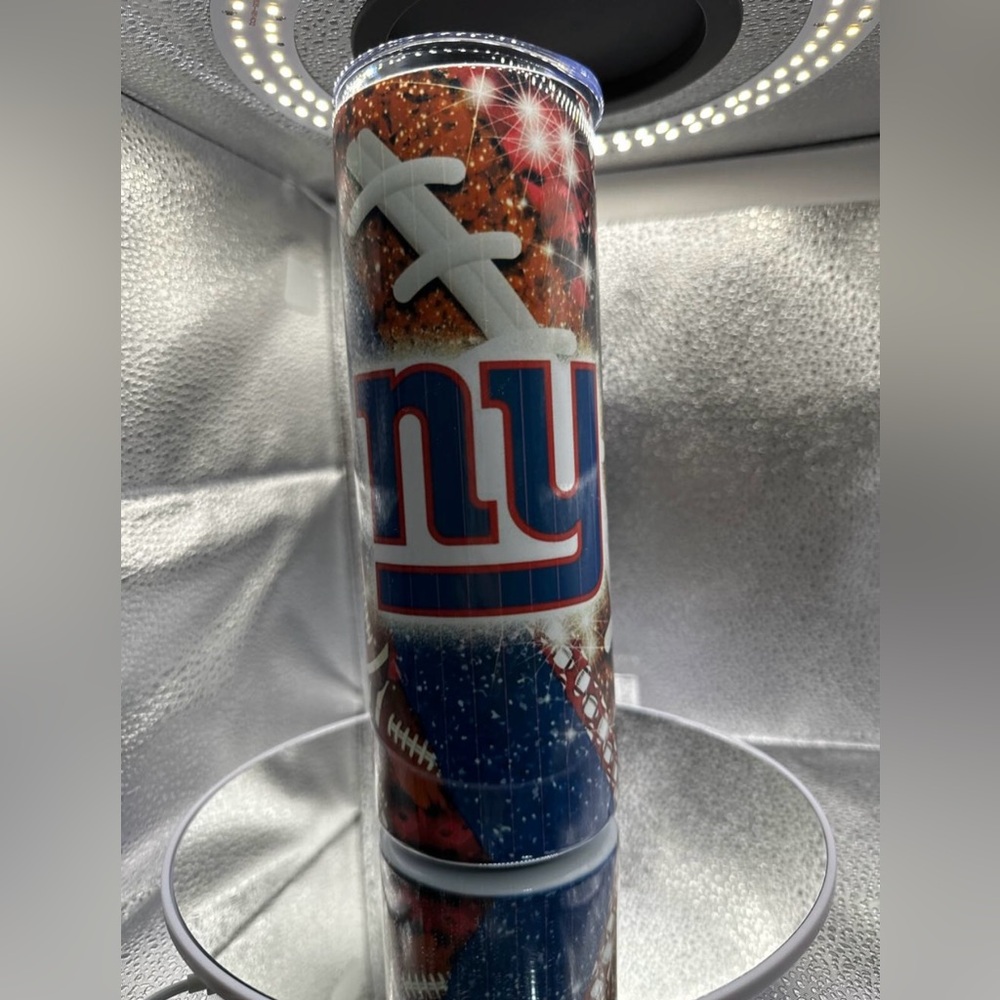 NYG 20oz Tumbler with stainless steel straw and straw cleaner .. comes in a box